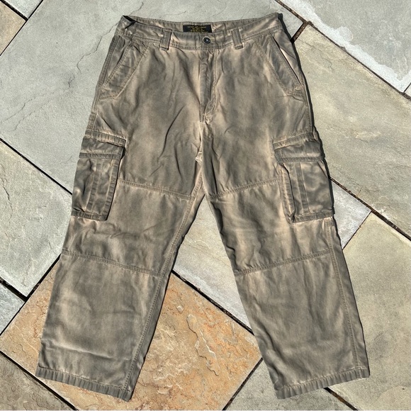 SOLD - Y2K Overdyed Surplus Cargo Pants - Picture 1 of 15